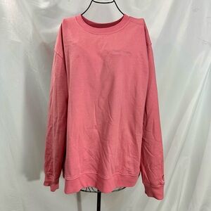 Rare Beauty " Use Kind Words" pink oversized sweatshirts size XL